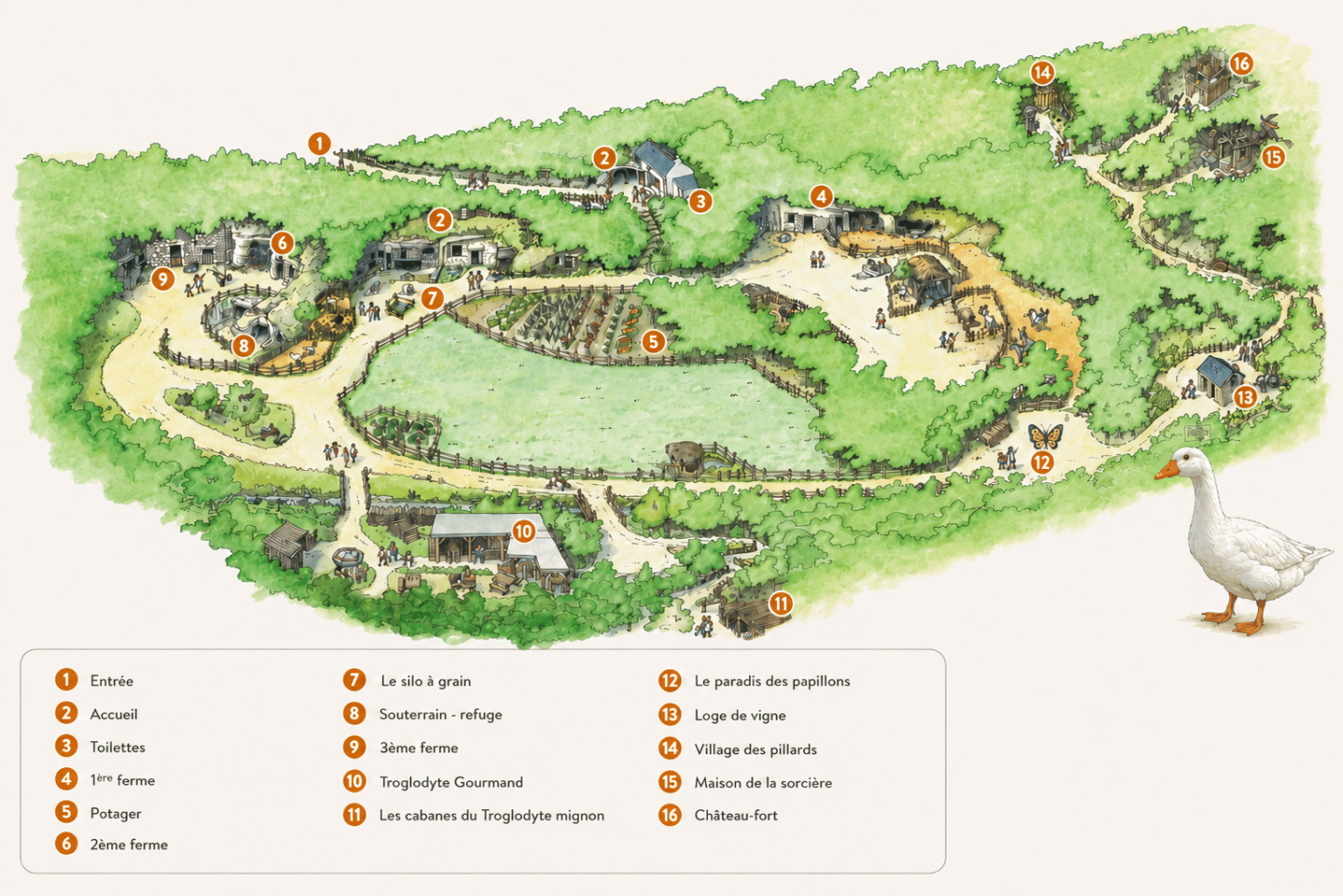 Plan Vallée Troglodytique des Goupillières